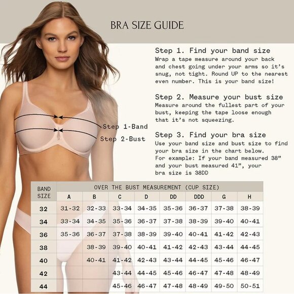 Felina Body Veil Longline Strapless Bra 36DDD - Picture 5 of 9